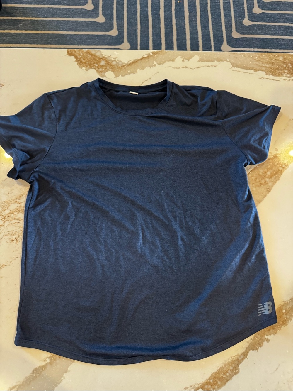 New Balance Men’s Deep Navy Performance Short Sleeve Tee